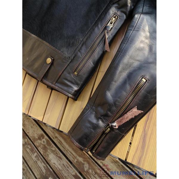 特売！新入荷☆ J24 レザージャケット ブラック 株式会社S＆L イタリアンレザー 馬革+馬の毛 特売！新入荷☆ J24 レザージャケット ブラック 株式会社S＆L