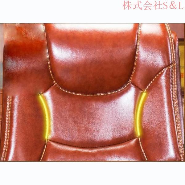事務用椅子 高級感 家庭用 オフィスチェア 高級書斎用回転椅子 快適 革椅子株式会社S＆L 社長椅子 ビジネス プレゼント背もたれ椅子 上品_5