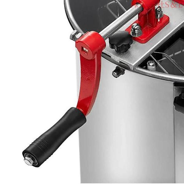 ステンレス 採蜜機 4フレーム 蜂蜜分離器 手動式 遠心分離機
