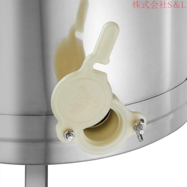 ステンレス 採蜜機 4フレーム 蜂蜜分離器 手動式 遠心分離機