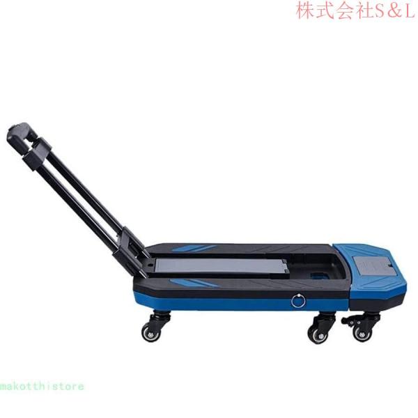 キャリーカートTrolley移動用手押し車折りたたみ式ドリーカートS＆L耐荷重150kg荷物運びキャリーカート6輪ヘビーデューティートロリーユーティリティカー_2