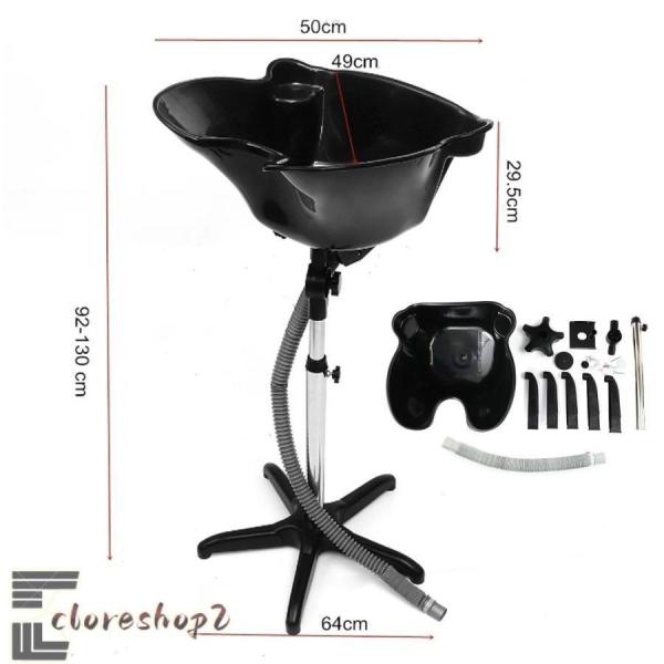 ポータブルヘア洗面器シャンプーボウル 洗髪槽 移動式シャンプー台