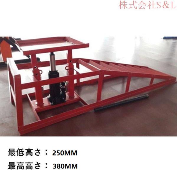 自動車整備専用昇降坡 株式会社S＆L 自動車のメンテナンス坂 ガレージ用品段差プレート メンテナンスタイヤ修理ブラケット 荷重300KG（*2）補修用具 ジャッキ