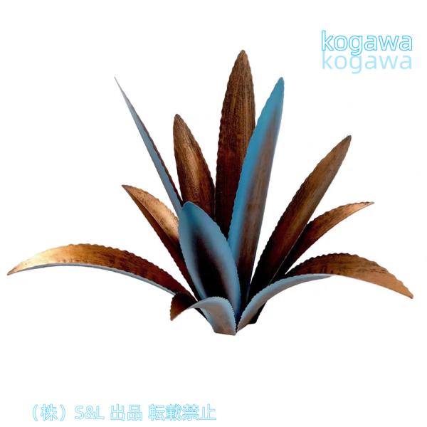 テキーラ素朴な彫刻素朴なDIYメタルリュウゼツラン植物庭庭アート彫刻S＆L芝生の装飾品メタルリュウゼツラン植物家庭用屋外屋内パティオ庭の装飾)