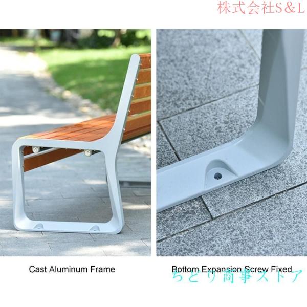 3 の座席パティオの庭のベンチ公園のベンチ、耐候性がある防蝕木製のパティオのベンチ、鋳造アルミ 株式会社錦フレームが付いている余暇の倍の座席の家具の椅子 3 の座席パティオの庭のベンチ公園のベンチ、耐候性がある防蝕