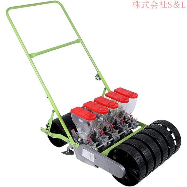 播種機 手持ち式播種機 ガーデンシーダー 同時6列 列間隔7-11cm 歩行播種 使いやすい 株式会社S＆L 裏庭農業 種まき用