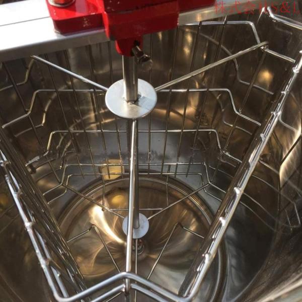 ステンレス ミツバチ養殖 蜂蜜分離器 手動式 遠心分離機 3フレーム 蜂蜜抽出 株式会社S＆L 養蜂器具 スポットグッズ！_1