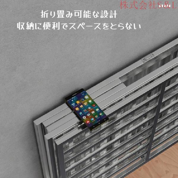 耐荷重300KG ステンレス鋼大型犬 ケージ 室内犬 ゲージ 犬小屋・ケージ トレイ、ボトムパッド、スイベルホイール付き S＆L折り畳み 組み立て簡単 持ち運び_4