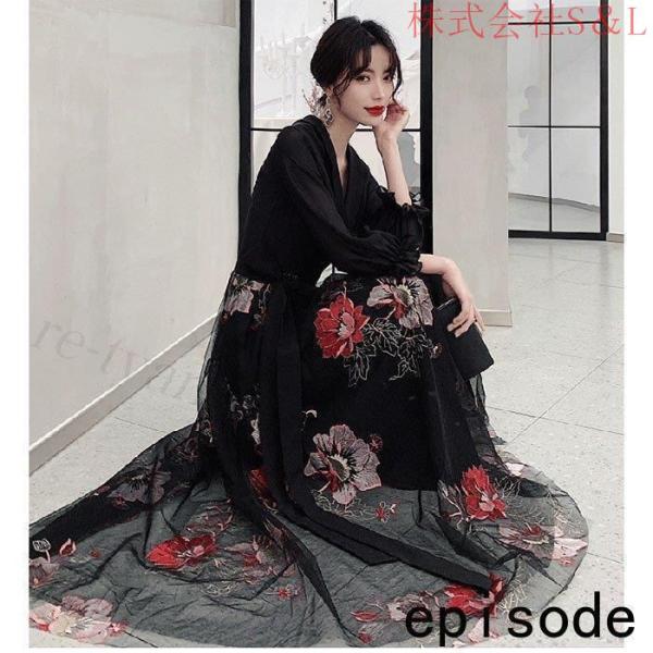 お呼ばれドレスパーティードレスイブニングドレスロングドレス20代30代