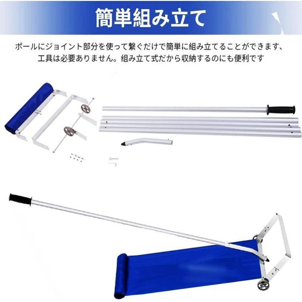 屋根の雪下ろし道具スノーレーキ屋根スノーダンプ屋根雪かき屋根バージョン除雪道具1.6m-6.1mパイプ伸縮ロック式雪かきS＆L長さ調整可能軽量なアルミ製5_3