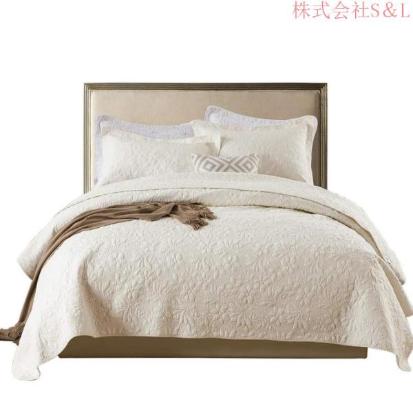 William Morris キルト ベッドスプレッド マルチカバー日本製 William