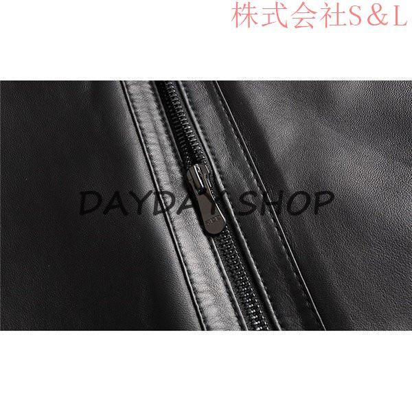 新品SALE ラム革 シープスキン ラム革 コート メンズ 男性 通勤 ビジネス リアルレザージャケット 裏ファーミンク 高級品 株式会社S＆L防寒 秋冬 真冬_8