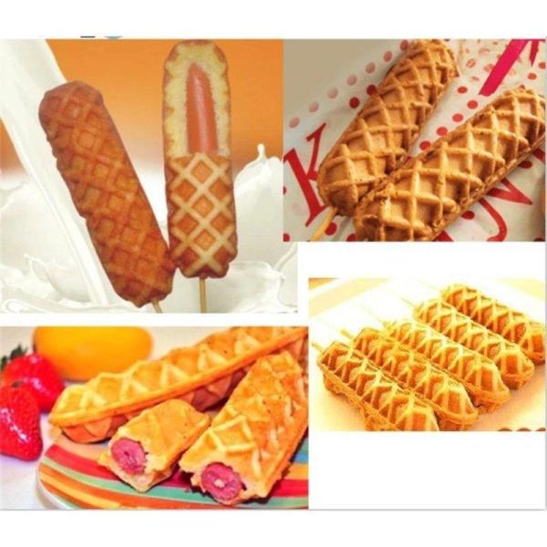 業用 DIY ワッフルメーカー スティックワッフル ソーセージ マシン