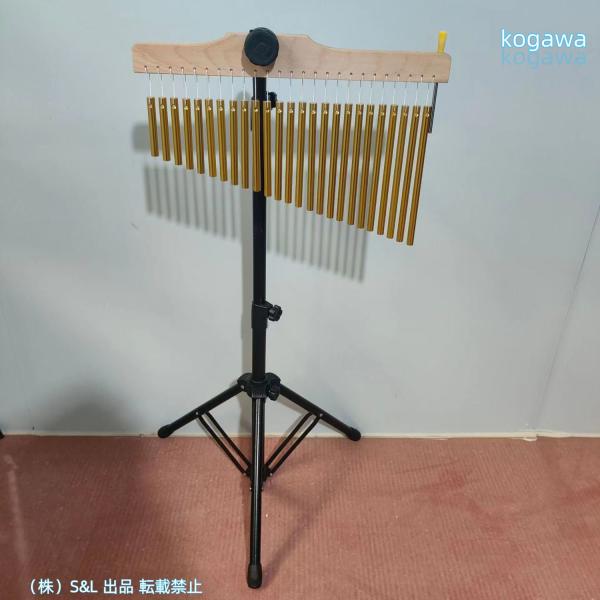 ツリーチャイム 36音 チャイム 楽器 バーチャイム スタンド付き 打楽器 ウィンドチャイム 教育 知育楽器 株式会社S＆L 音楽会 クリスマス 文化祭