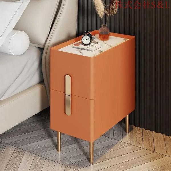 サイドテーブル 引き出し付き おしゃれ 北欧 幅25 30 35 40cm グレー ホワイト 収納 株式会社S＆L 小型 シンプル ナイトテーブル_3