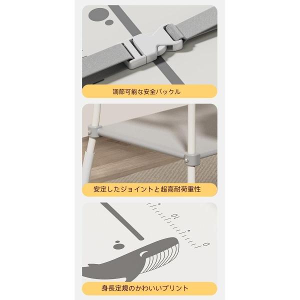 ベビーケア おむつ交換台 折りたたみ オムツ交換台 おむつ替え台 車輪付きおむつおむつ交換ステーション 新生児と赤ちゃんに適した携帯型移動託児所管理器 大型_8