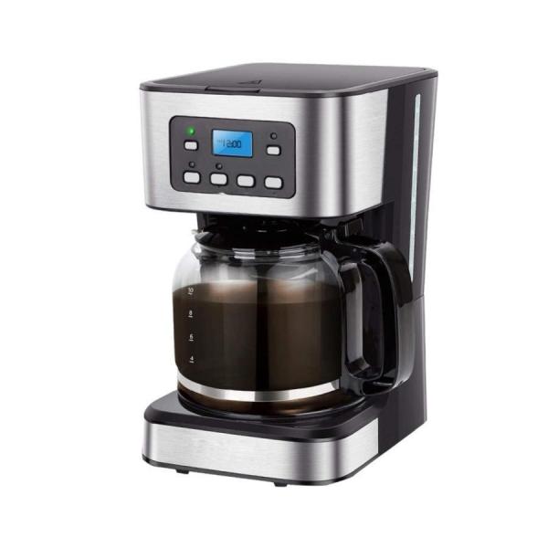 コーヒーメーカー ドリップコーヒーマシン 半自動コーヒーマシン 1.5Lの大容量コーヒー 紅茶・ブラックコーヒー用 24時間予約保温機能 家庭用 オフィス用_2