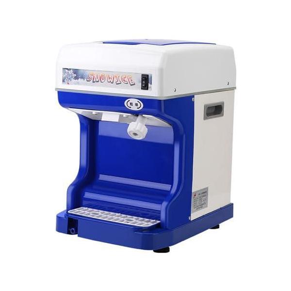 業務用電動かき氷器 かき氷機 250W 110Vアイスクラッシャー 氷砕機 電動ふわふわとろ雪かき氷機 ふわふわ氷 スムージー作り_2