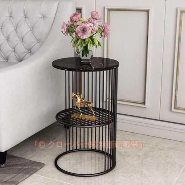 サイドテーブル 大理石 テーブル おしゃれ ゴールド サイドテーブル