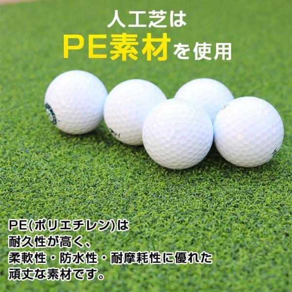 【送料無料】【1m×10ｍ】アプローチ・パット練習用 ゴルフ人工芝 芝丈15mm ロールタイプ_3