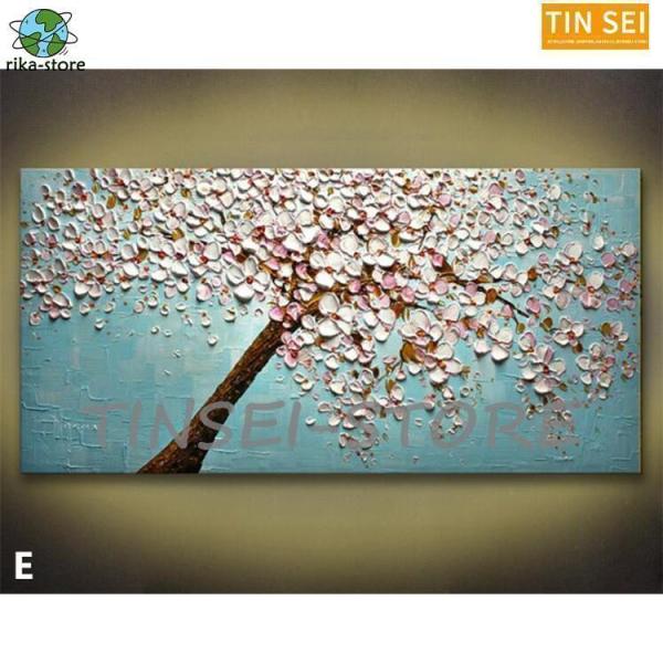 油絵 絵画 寝室 玄関 飾り 壁掛けインテリア美術品 風景絵 木の絵 印象派_6