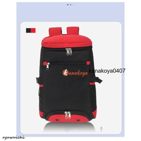 テニスバッグ バドミントン ラケットバッグ ラケット 3本収納 25L シューズポケット 大容量 バトミントンバッグ ジムバッグ リュック バックパッ_16