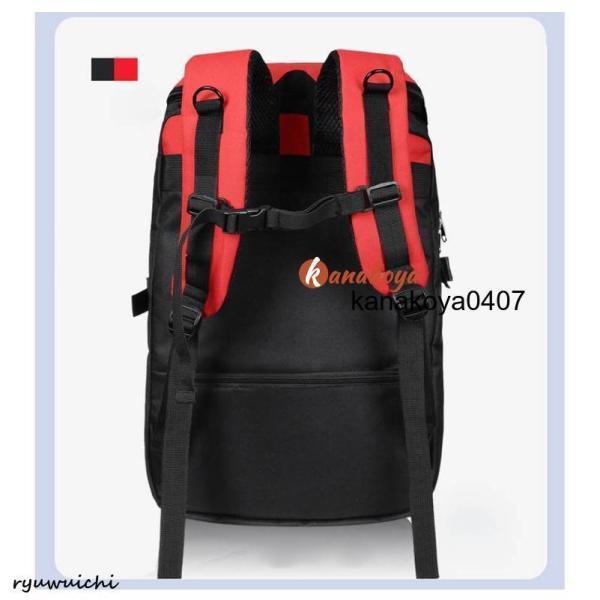 テニスバッグ バドミントン ラケットバッグ ラケット 3本収納 25L シューズポケット 大容量 バトミントンバッグ ジムバッグ リュック バックパッ_18