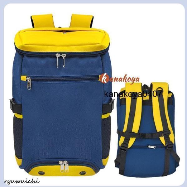 テニスバッグ バドミントン ラケットバッグ ラケット 3本収納 25L シューズポケット 大容量 バトミントンバッグ ジムバッグ リュック バックパッ_5