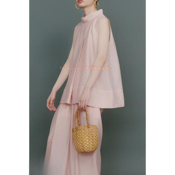 セットアップ レディース 夏 春 パンツドレス ワイドパンツ カットソー ノースリーブ ロング きれいめ ハイウェスト ゆったり ひんやり 涼しい シアー 着痩せ