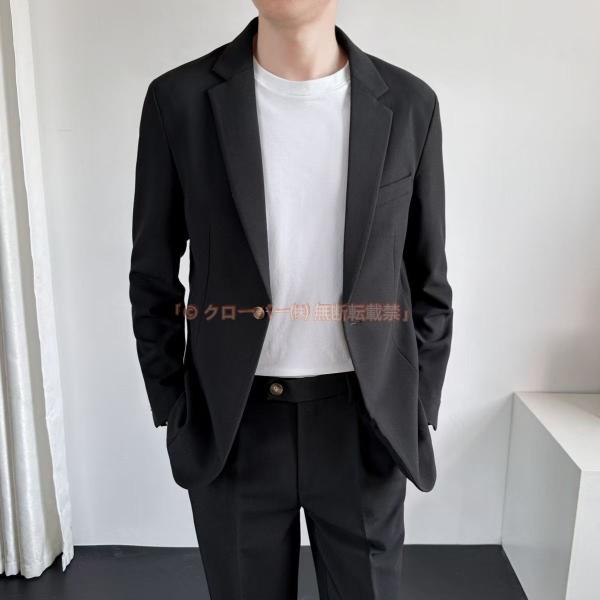 テーラードジャケット セットアップ メンズ スーツ ソフト ストレッチ 春夏 上下2点セット カジュアル ビジネス 軽量 メンズファッション 30代 40代 50代 夏