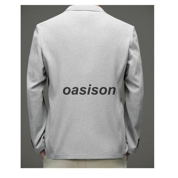 テーラードジャケット メンズ カジュアルスーツ スリム スーツジャケット ブレザー 高級感 紳士服 春秋アウター 長袖 トップス ビジネス_9