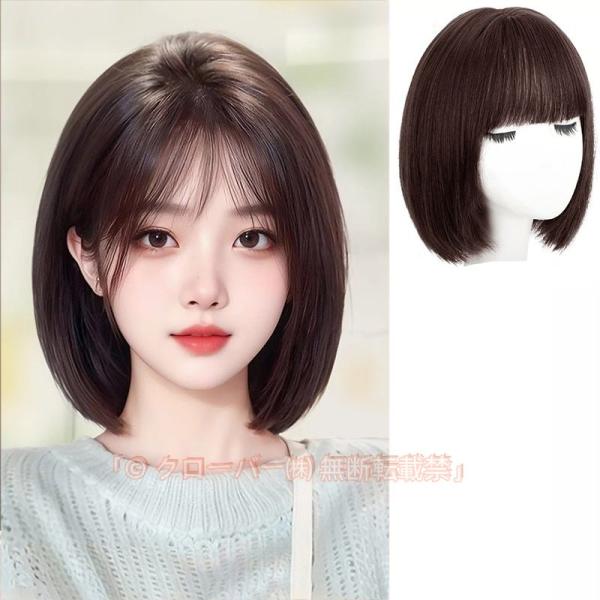 ウィッグ 自然な人毛100%フルウィッグ かつら 人毛 自然 医療用 円形脱毛症 ボブ ミディアム ロング レディース