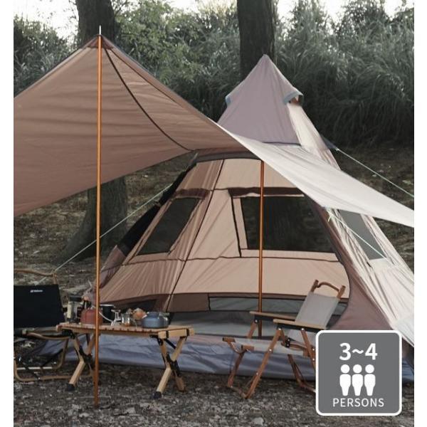 テント ワンポールテント キャンプ用品 大型 タープ キャンプテント