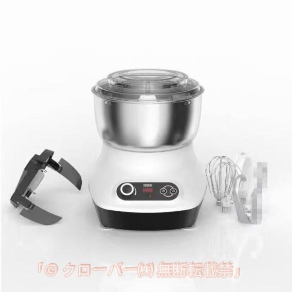 ニーダー 家庭用パンこね機 5L 110V 電動 パン焼き器 生地こね?発酵