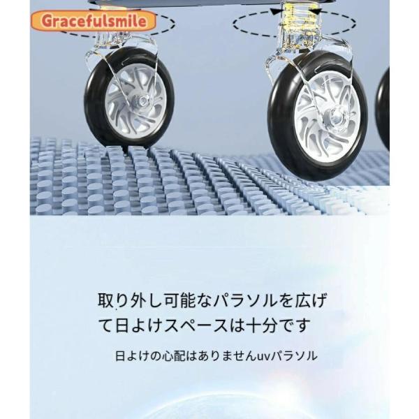 二人乗り2人乗りベビーカー軽量折りたたみドリンクホルダー大型幌 
