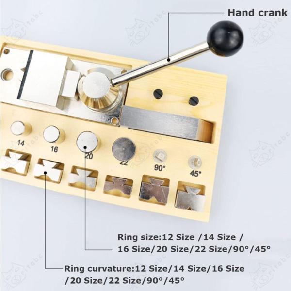 ジュエリー曲げツール、リングベンダーマシン、ジュエリーベンダー、12mm、14mm、16mm、20mm、22mm、90、45°、リング、イヤリング、ブレスレット用ジュエリーデ_3