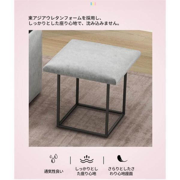 キューブスツール ファブリックスツール 5脚セット 折り畳み式 チェア 足置き インテリア フットレスト サイドテーブル 低め 北欧 玄関 コンパクト_8