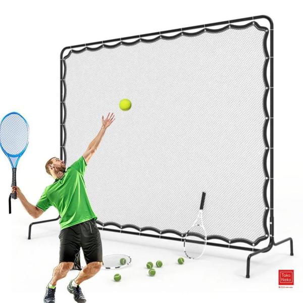 リバウンドネット 2.9Mx2.1M テニス練習器具 ネット 室内/屋外 壁打ち テニスの網 高い弾力性と耐久性 組み立てが簡単 子供と大人向け 多用途 トレーニング ネッ リバウンドネット 2.9Mx2.1M テニス練習器具 ネット 室内/屋外 壁打ち