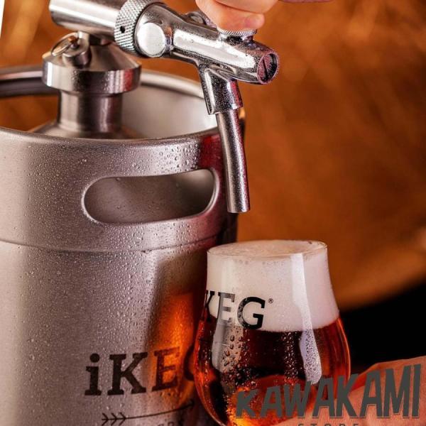 ビールサーバー ビールディスペンサー ミニCO2レギュレーター付き 小型 軽量 頑丈 ステンレス鋼 ビール樽 耐久性 持ち運び便利 使い簡単 ホーム/発酵/醸造ケゲレ_4