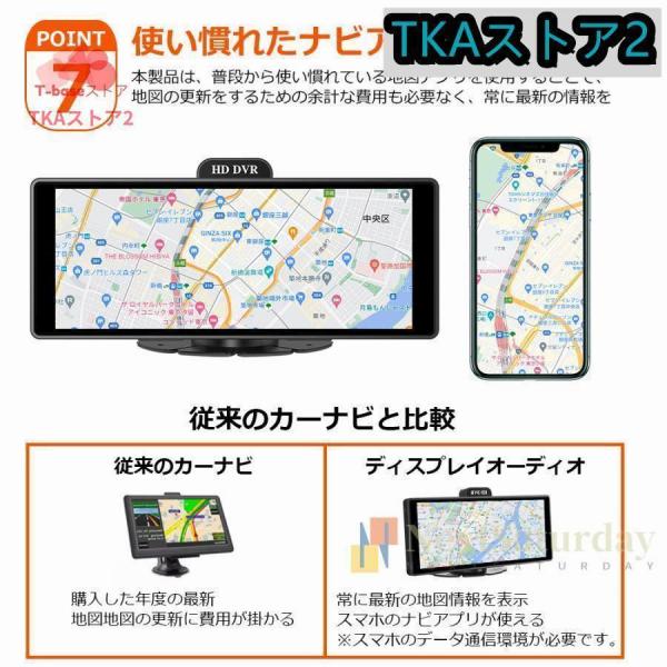 ドライブレコーダー 前後 360度 オンダッシュモニター フロント