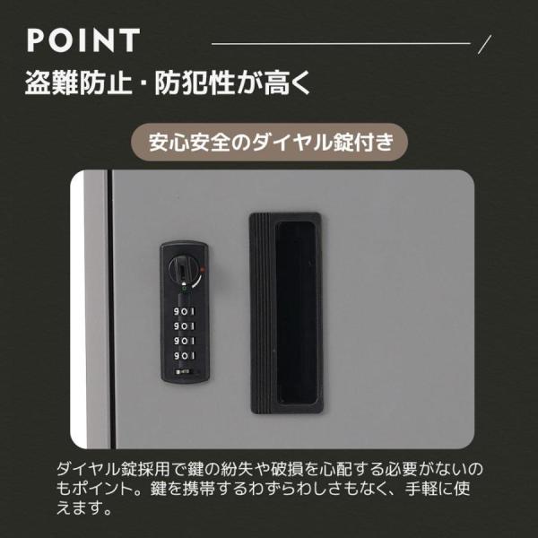 ポスト 置き型 宅配ボックス付き スタンドポスト おしゃれ 一戸建て用 大型 郵便受け スタンドポスト 置き配 シンプル 玄関_7