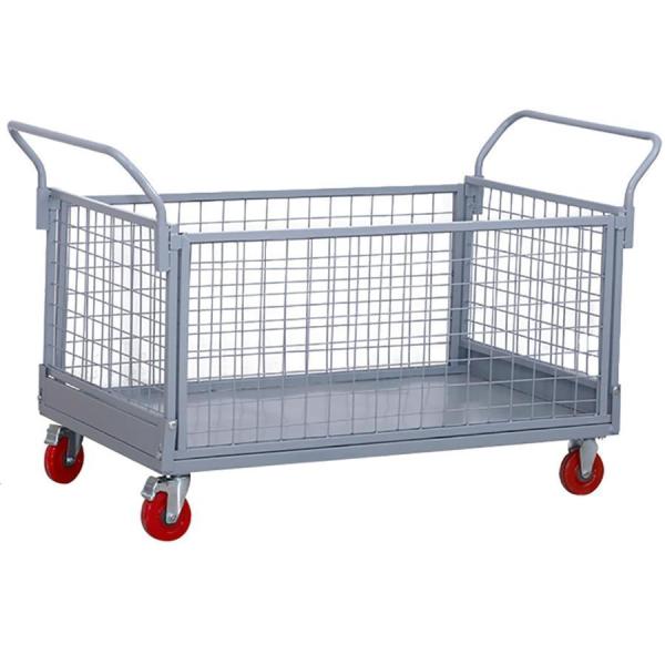 天使のカゴ台 折り畳み 運搬車 耐摩耗性インチサイレントホイール 多機能台車 荷物運び キャリーカート 小型/安全 家庭用 業務用 移動用 台車 取り外し可能金網