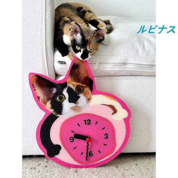 写真 キーホルダー 犬 アクリル 記念品 猫 犬 ハムスター オリジナルデザインのペットカスタマイズグッズ 掛け時計 猫と犬の可愛い置物 クリエイティブギフト_7