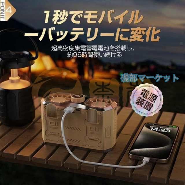 腰掛け扇風機 最新発売 首掛け 20000mAhモバイル 96H時間動作 バッテリー内蔵 風量199段階 双風口 強力 小型 限定セール 静音 照明 懐中電灯 dcモーター 携帯 冷風機 熱中症対策_8