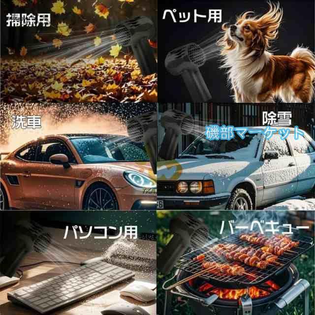 X64 ミニ 暴力ターボファン、 車用バイオレント ブロワー ターボジェットファン、 64mm ダクトファンブラシレスモーター送風機、 瞬間推力1.4kg/s 20W超高速充電_12