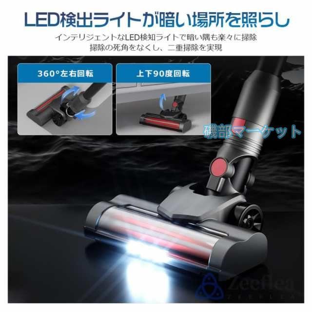 掃除機 最新発売 コードレス 超強力吸引 50000pa 3WAY ハンディクリーナー 軽量 LEDライト付 スティック掃除機 限定セール 壁掛けブラケット HEPA多重濾過 母の日 父の日 省エネ_9