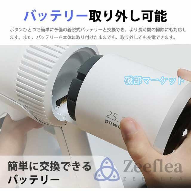 掃除機 最新発売 コードレス 軽量 強力吸引 充電式 4WAY 50000pa ブラシレスモーター 着脱式バッテリー 限定セール 家庭用 LEDライト搭載 スティック型 クリーナー 静音 省エネ 車用_15
