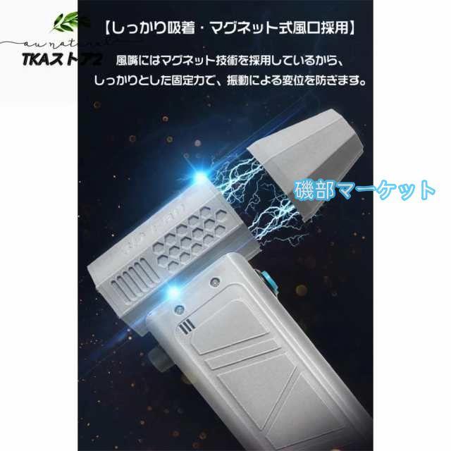 ミニジェットファン ブロアー ハイパワー電動送風機 洗車 強力 エアダスター ジェットブロワー 電動 140000RPM USB充電 軽量 ターボ送風機 雪対策 62m/s_6