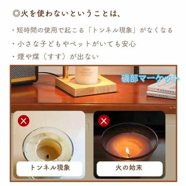 2025NEW キャンドルウォーマーランプ 海外インテリア テーブルランプ デザイン雑貨 アロマランプ 間接照明 寝室 ベッドサイド アロマキャンドル　アイアン台座_2