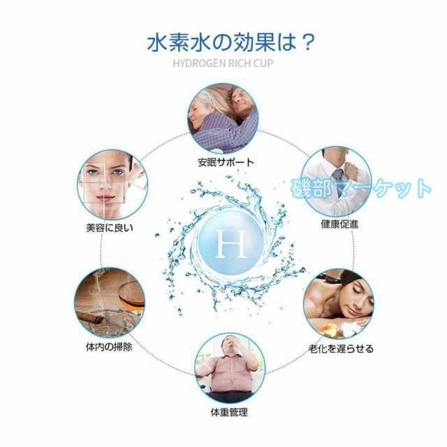 水素水生成器 最新発売 携帯用 水素水ボトル 420ml 3min生成 USB充電式 高濃度水素水 持ち運び便利 LEDランプ付き 限定セール 美容 健康 トレーニング 運動 フィットネス_10